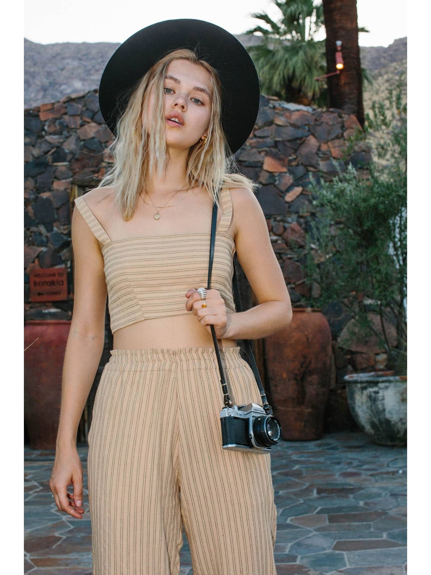 Isajah Top | Desert Stripe