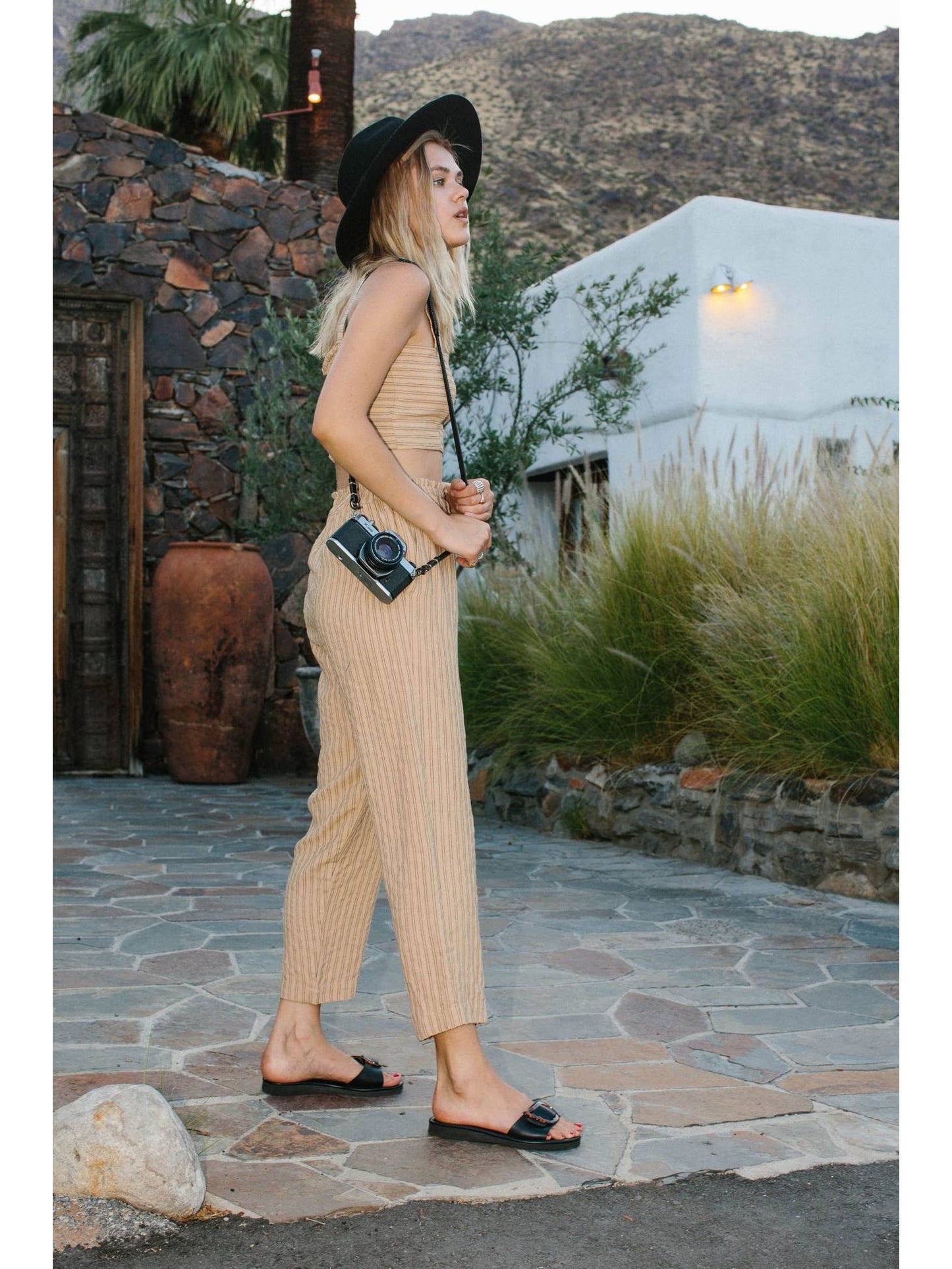 Harper Trousers | Desert Stripe
