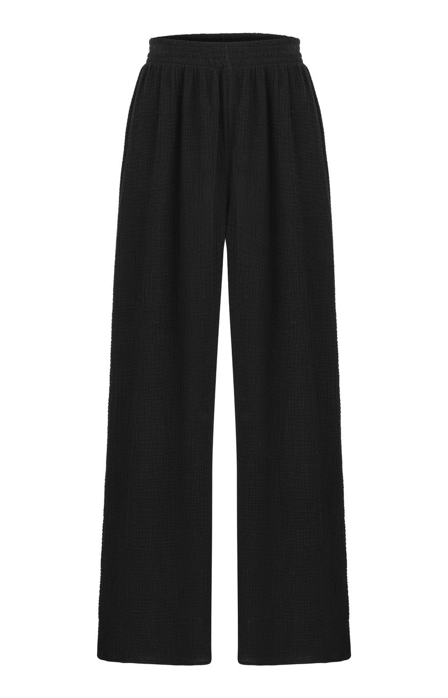 Skye Palazzo Pants - Black