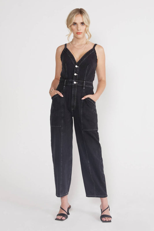 Milou Jumpsuit - Obsidian