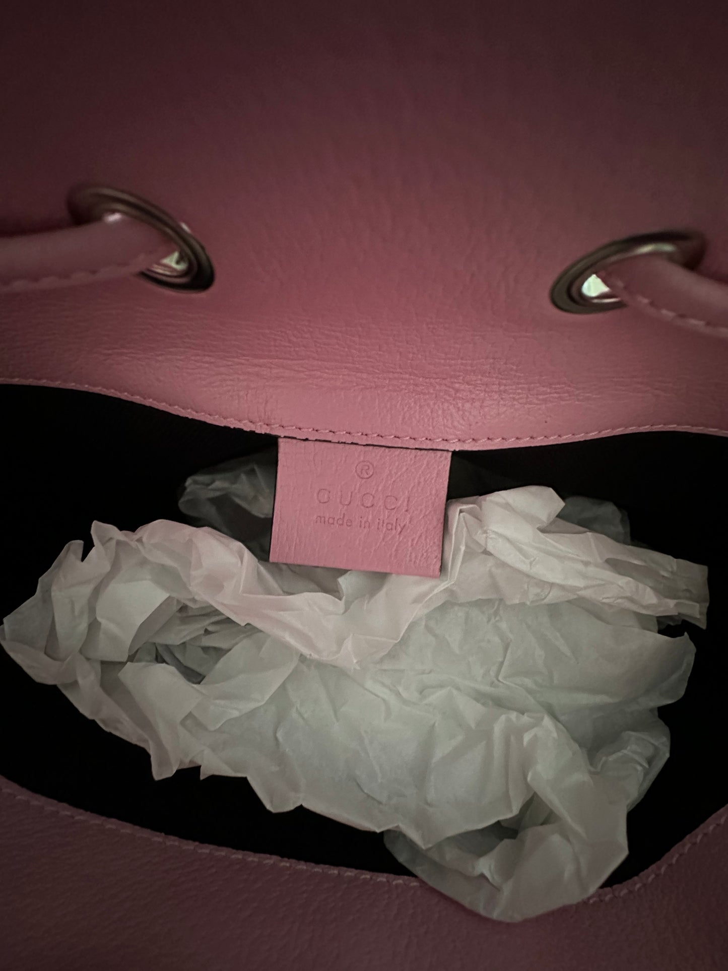 Gucci Psychedelic Bucket Bag Pink